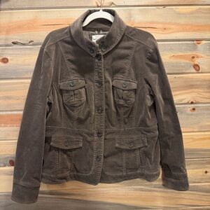 Sonoma Women's Utility Jacket in Dark Brown